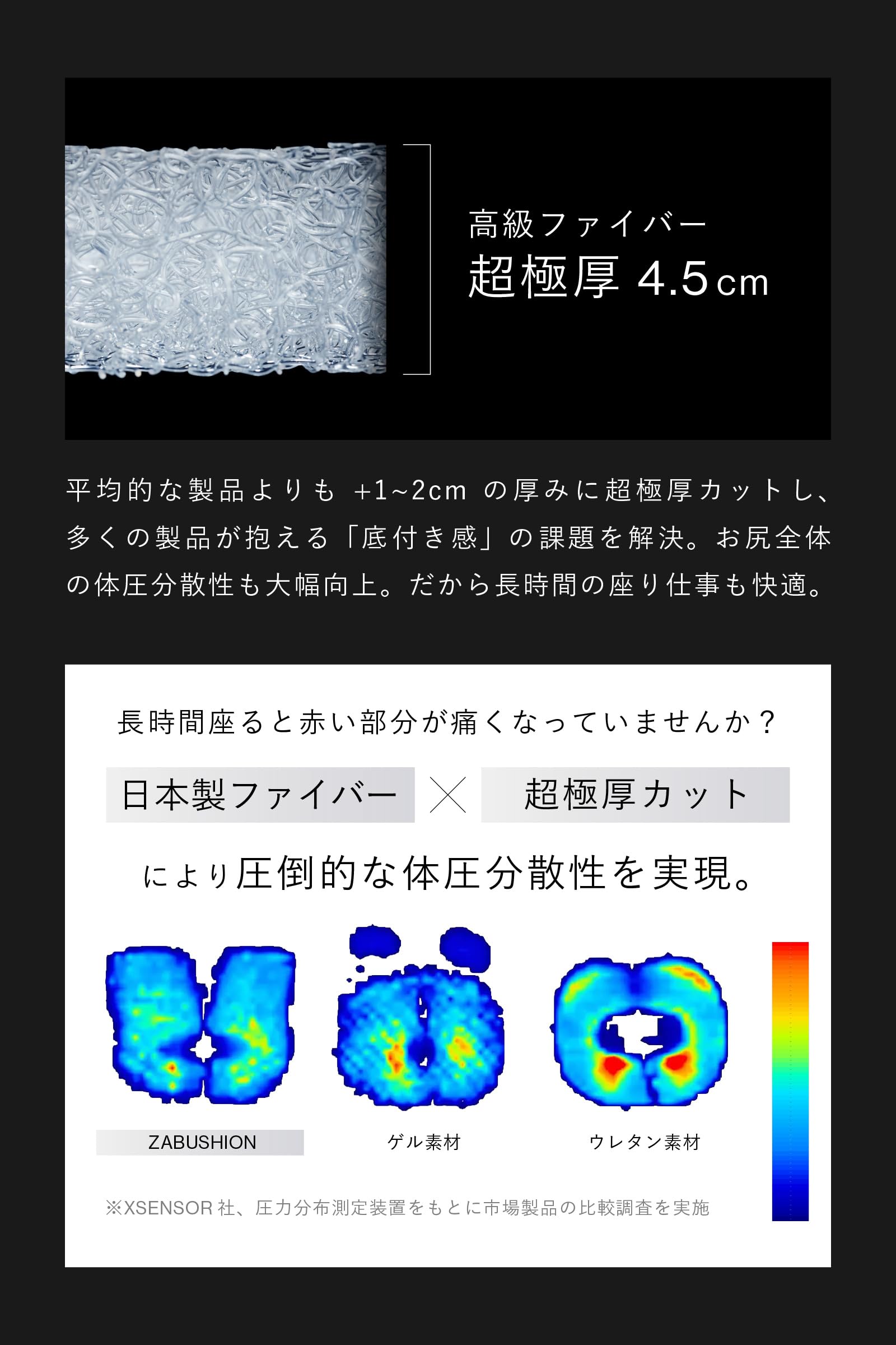 ZABUSHION（円座モデル） | BLACK – 【公式】ZABUSHION (ザブション)