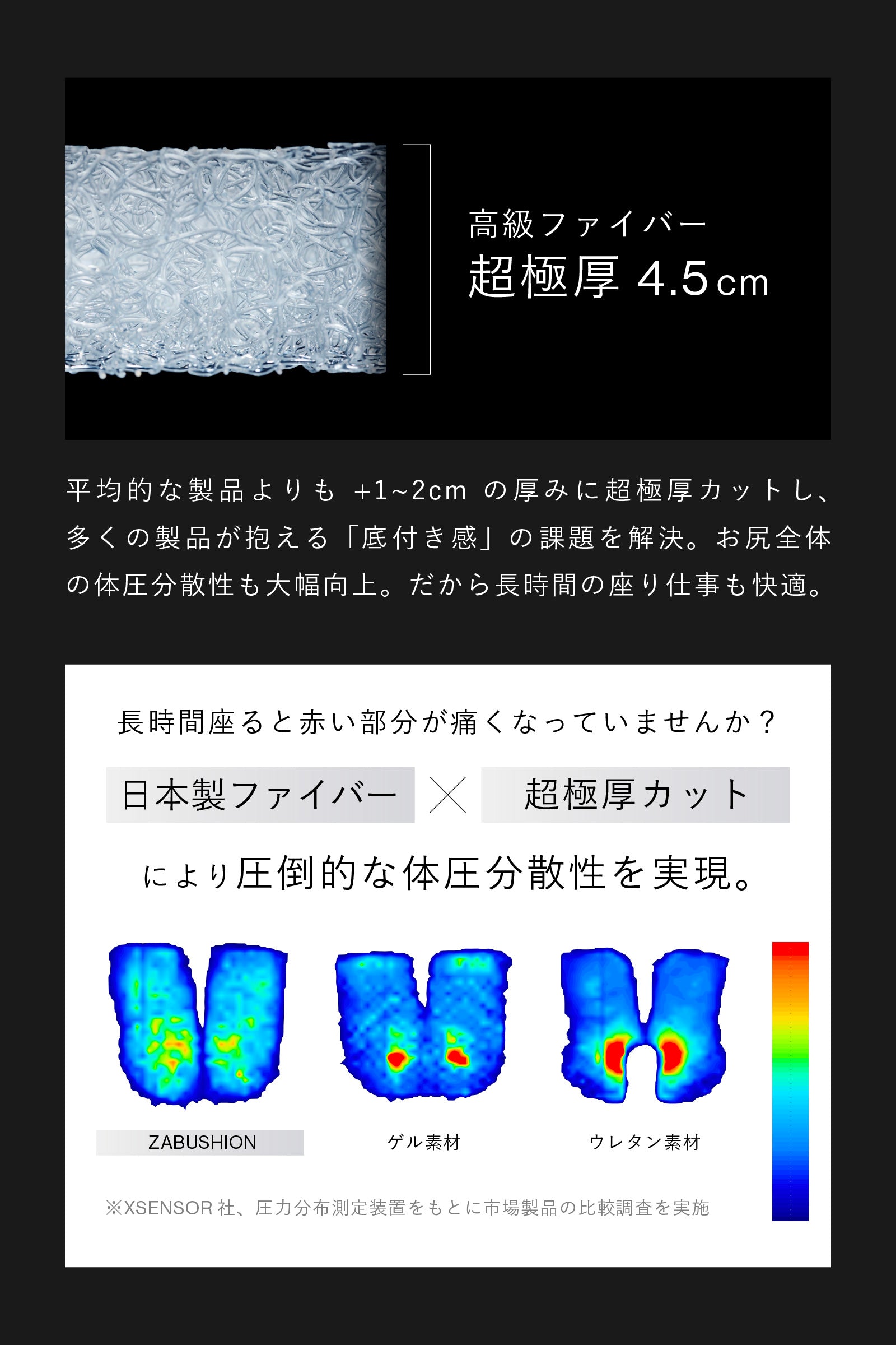 ZABUSHION（標準モデル） | BLACK – 【公式】ZABUSHION (ザブション)